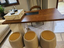 凯芙特岛台茶桌轻奢一体现代高级感实木大板茶台家用客厅办公室 1.8米茶桌+舒美特椅+软包凳*2 实拍图