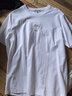 卡宾【凉感】金线刺绣短袖T恤简约黑白POLO衫 漂白色02 50/175/L  实拍图