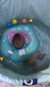 劳可里尼（NOCOLLINY）婴儿洗澡盆可折叠游泳桶 宝宝游泳池儿童洗澡家用可坐可躺泡澡桶 【免安装-游泳桶】超大号丨蓝 晒单实拍图