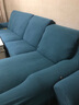 钟爱一生沙发套罩全包全套懒人沙发盖布四季通用贵妃位全包加厚弹力坐垫子 玉米绒 青蓝色 S码(沙发长度90-140cm适用)单人 实拍图