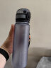 UZSPACE优之儿童水杯男女学生上学夏季运动便携塑料饮用壶高颜值随手杯子 灰色 500ml 实拍图