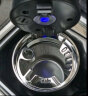 迪普尔车载烟灰缸汽车用品LED灯带盖烟灰缸高阻燃内胆可拆式烟缸耐高温 实拍图