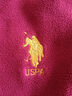 U.S. POLO ASSN.马甲男抓绒摇粒绒春秋立领无袖背心男装外套酒红3XL 实拍图