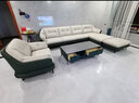 酷比得新款真皮沙发意式极简头层牛皮现代客厅北欧轻奢贵妃皮艺沙发转角 2.9米多人位【升级版】 实拍图