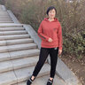 聆欣连帽卫衣女纯棉宽松韩版春秋装新款中年妈妈上衣减龄休闲长袖时尚 锈红色（加绒加厚） 3XL 建议120-130斤 实拍图