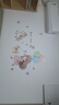 欧仕图（OUSHITU）自粘墙贴画 卡通贴纸儿童房装饰贴纸门贴宝宝卧室温馨气球墙贴画 粉红女孩 实拍图