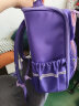 卡拉羊22L减负防下坠书包小学生3-6年级男女大容量儿童背包CX2516深紫 晒单实拍图