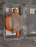 马博士 婴儿牙胶磨牙胶棒3个月以上安抚胶硅胶玩具防吃手牙咬胶 橙色 实拍图
