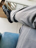 SIDISEN西裤男修身灰色西服裤商务休闲直筒正装男士上班夏季潮流西装裤 浅灰色（春夏款-平纹） 33 码（适合145-155斤） 实拍图