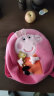 小猪佩奇毛绒玩具卡通立体毛绒公仔书包双肩包生日礼物粉色佩奇背包 实拍图
