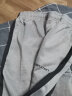南极人（Nanjiren）运动套装春秋新款情侣开衫运动服休闲跑步健身卫衣 灰黑(男薄款)-82453 2XL 实拍图