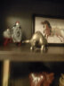 木客 创意陶瓷红色牛摆件家居客厅办公桌面招财装饰品吉祥物生肖摆设书房工艺品摆件 势不可挡-古铜色 实拍图
