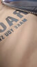 遥渠（YAO QU）短袖T恤男2023夏季新款美式复古ins字母宽松短袖男T恤潮流上衣 咖啡色 L 实拍图