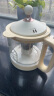 七彩叮当（URINGO）养生壶煮茶壶大容量电热水壶 1.5L恒温水壶养生家用烧水壶 米白色炖盅款YSH03-D 实拍图