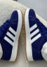 adidas「面包鞋」GRAND COURT BASE 00s休闲低帮板鞋男女阿迪达斯   半荧光蓝/白色/树脂黄   43 实拍图