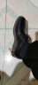 波图蕾斯皮鞋男士时尚舒适系带正装商务休闲鞋英伦风板鞋男 1181 黑色 39 实拍图