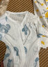 婧麒婴儿衣服夏季薄款新生宝宝提花连体衣纯棉空调服爬服夏装单件 宇航员白 90cm 实拍图
