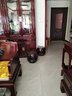 龙上龙（longshanglong）中式全实木圆鼓凳家用客厅小矮板凳进门口换鞋凳子榫卯结构沙发凳 暗红色 实拍图