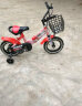 XBEIER   儿童自行车男女小孩单车可折叠2-10岁宝宝童车脚踏车 普通辅助轮折叠款红色 12寸适合80-1米身高 实拍图