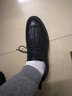 公牛世家【牛皮品质】软度舒适休闲皮鞋男商务休闲鞋复古马丁鞋男士休闲鞋 黑色&GN123101753 40 实拍图