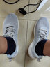 双星八特跑步鞋男春秋透气百搭运动鞋子男轻便上班休闲鞋工作男鞋 浅灰 45 实拍图