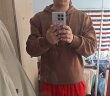 班尼路（Baleno）连帽卫衣男春秋季潮流ins简约大码带帽上衣男生宽松慵懒纯色帽衫 实拍图