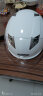 野马（YEMA）3c认证329S电动摩托车头盔男夏季双镜片半盔女夏天防晒安全帽 均码 白色五星配透明短镜 实拍图