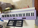 贝琪电子琴88键成人儿童6-12岁便携新手入门幼师学生初学者电子钢琴 B133【亮灯款】61键-星黛紫 套餐一：标配 实拍图