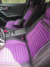 欧玛奴汽车座套四季通用全包围亚麻汽车坐垫夏季布艺座垫座椅套适用于 豪华版黑紫色 马自达3昂克赛拉马6阿特兹CX5 实拍图