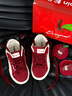 鮀品苹果鞋2026新年鞋马年女鞋百搭轻便过年红色鞋子休闲透气厚底板鞋 红苹果 1225 35 实拍图