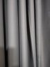 诺罗高精密窗帘全遮光灰色遮阳隔热防晒北欧轻奢简约现代客厅卧室飘窗 高精密灰色布四爪钩款 2米*2米 1片 挂钩式 实拍图
