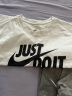 耐克NIKE男子运动生活TEE JUST DO IT SWOOSH短袖T恤AR5007-100白 XL 实拍图