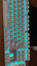 惠普（HP）GK400F机械键盘 办公电竞游戏专用有线 台式机笔记本电脑 【银色冰蓝光】茶轴 USB 晒单实拍图
