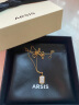 Arsis【高露同款】项链印记浮雕12星座项链精致时尚礼物送女友 天秤座  晒单实拍图