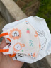 稳健（Winner）棉里层一次性3D立体幼童口罩1-3岁小孩分龄防护20袋/盒 独立混装卡通印花高透低阻亲肤透气 实拍图