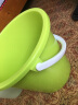 茶花（CHAHUA） 水桶手提桶大号塑料宿舍洗衣提水桶泡脚桶浴室 12.2L浅绿色 不带盖 实拍图