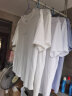德玛纳（dme）创意几何刺绣网纱t恤夏季新圆领打底衫短袖女式t恤 本白 XL 晒单实拍图