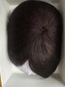 迈威格丝假发片女遮头顶白发神器蓬松高档真发直发秃顶补发片刘海真人发丝 深棕色头旋款11*12长15cm 实拍图
