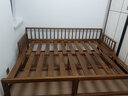 溪木工坊 新中式罗汉床推拉式实木沙发床两用老榆木客厅家具云栅 云栅推拉罗汉床 实拍图
