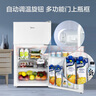 美的（Midea）88升迷你双开门小冰箱租房宿舍办公室小型家用双温可冷冻冷藏节能环保省电低耗低音BCD-88CM 实拍图