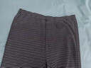 莫代尔棉质薄款男士秋裤春秋全棉衬裤宽松潮流线裤棉毛裤打底保暖裤大码 黑+深灰 XL 175:130-150斤 实拍图