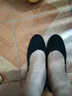 阁彪护士鞋女白色老北京布鞋坡跟医院美容院小白鞋牛筋底工作休闲单鞋 黑色 38 实拍图
