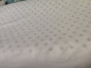 富安娜枕头 泰国进口天然乳胶儿童高低枕芯 A类纯棉枕套50*30*3/6cm 实拍图