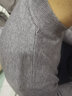 恒源祥发热不起球羊毛绒衫男士中老年毛衣加厚高领长袖针织打底衫 半 高 领灰色 XL 175适合140-160斤 实拍图