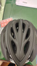 PMT骑行头盔男透气超轻公路山地车帽子自行车安全帽女单车帽骑行装备 黑白 M码（适合头围52-57CM） 实拍图