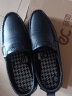 宜驰（EGCHI）皮鞋男士头层牛皮舒适耐磨透气时尚商务休闲鞋 JS1931 黑色 41 实拍图