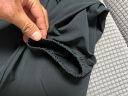 特步（XTEP）儿童童装男女童大童百搭舒适休闲梭织长裤 纯正黑 160cm 晒单实拍图