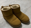 骆驼（CAMEL）雪地靴女冬季新款加绒保暖加厚棉鞋休闲短靴子 L23W275157驼色 37 (235mm) 实拍图
