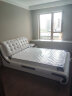中派床 现代简约真皮床双人主卧室家具实木婚床 高箱床+四星级5D乳胶床垫+柜1个 实拍图
