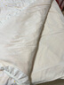 米一浔牛奶绒四件套冬季公主风雕花加厚保暖荷叶边被套床单家纺床上用品 小雏菊-奶白 1.8/2.0 床单款 （被套220*240cm） 实拍图